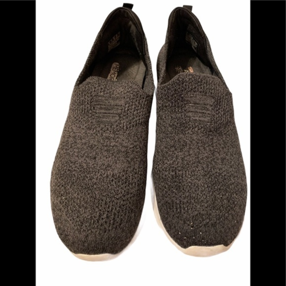 Skechers Black Air Cooled Memory Foam Shoes Size 8